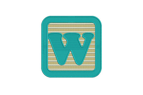 Alphabet W Letter