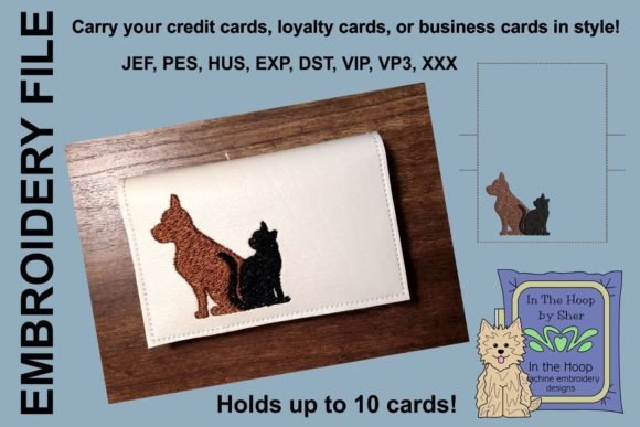 Cat and Dog Credit Card Embroidery Design Review