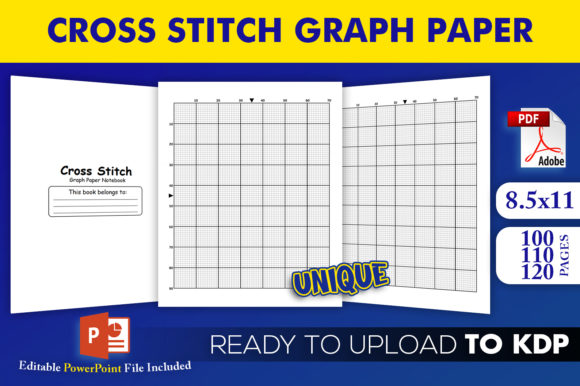 Cross Stitch Graph Paper KDP Interior