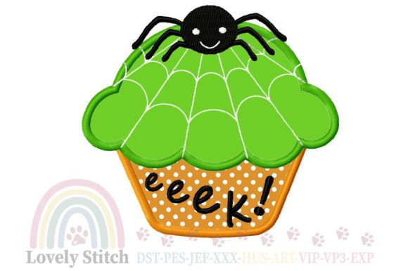Cupcake Embroidery: A Whimsical Halloween Appliqué Worth Your Thread