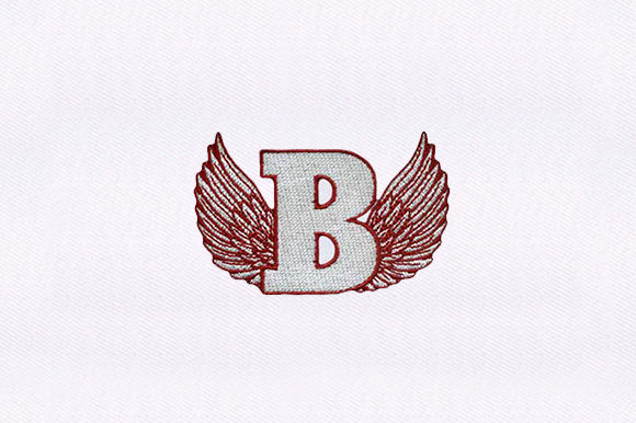 Letter B with Wings
