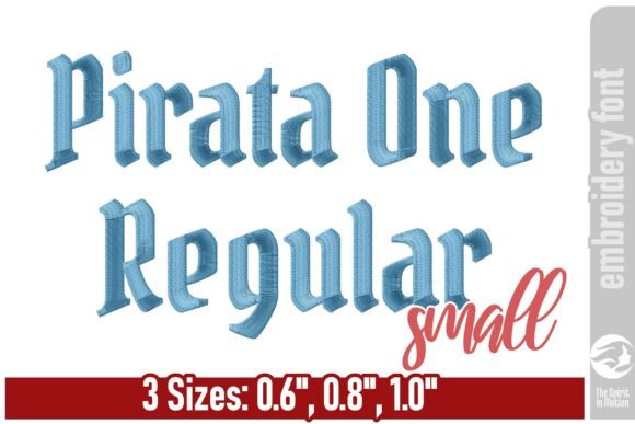Pirata One Blackletter Font – Small